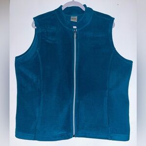 Blair Teal Fleece Vest for Women